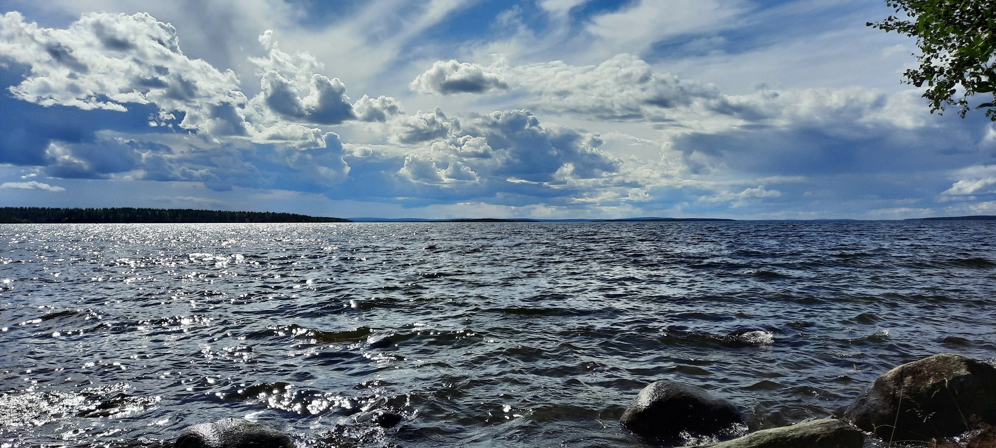 Imandra is beautiful - My, Photo on sneaker, Lake