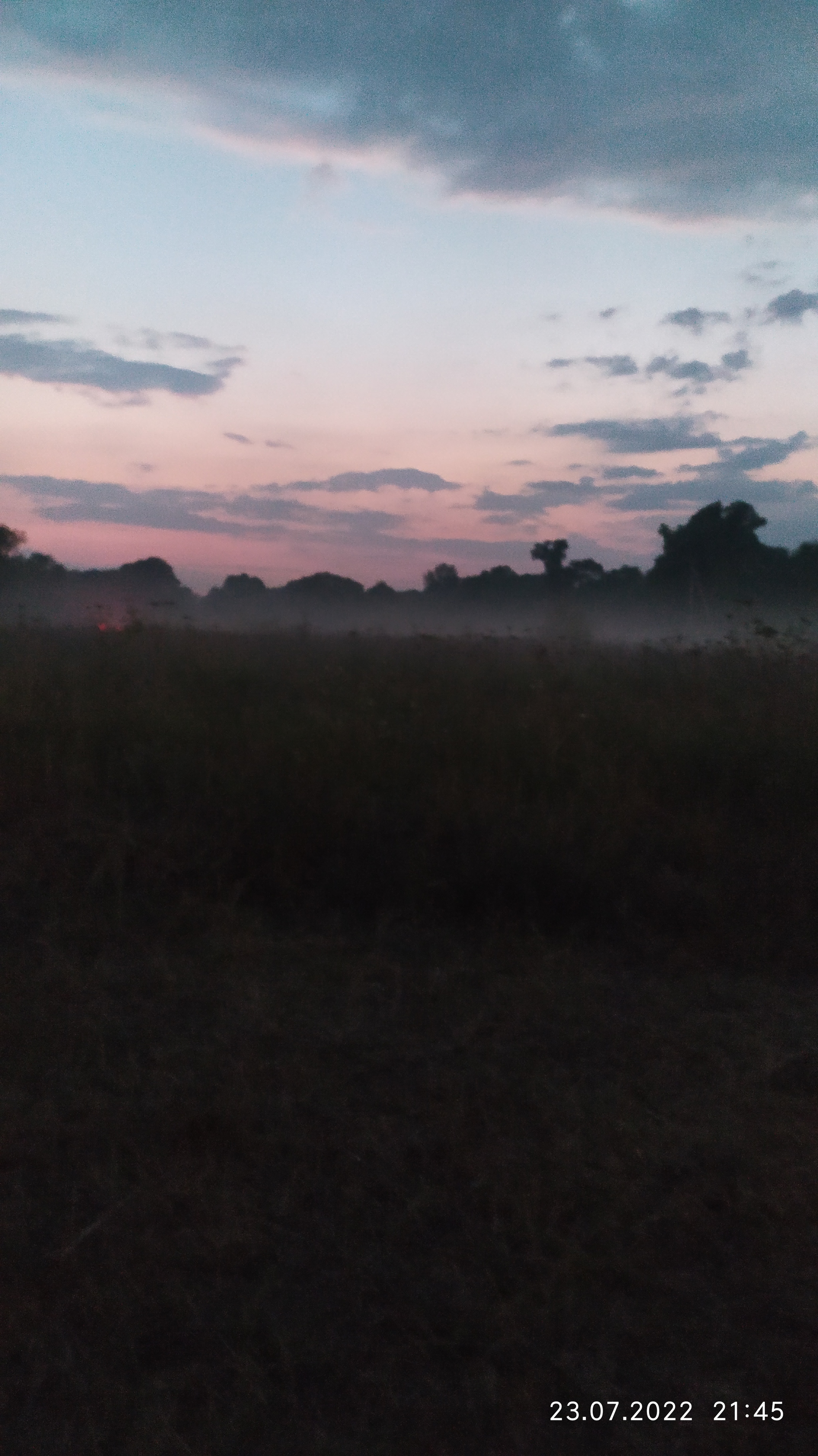 After sunset - My, Moscow region, Stupino district, Longpost