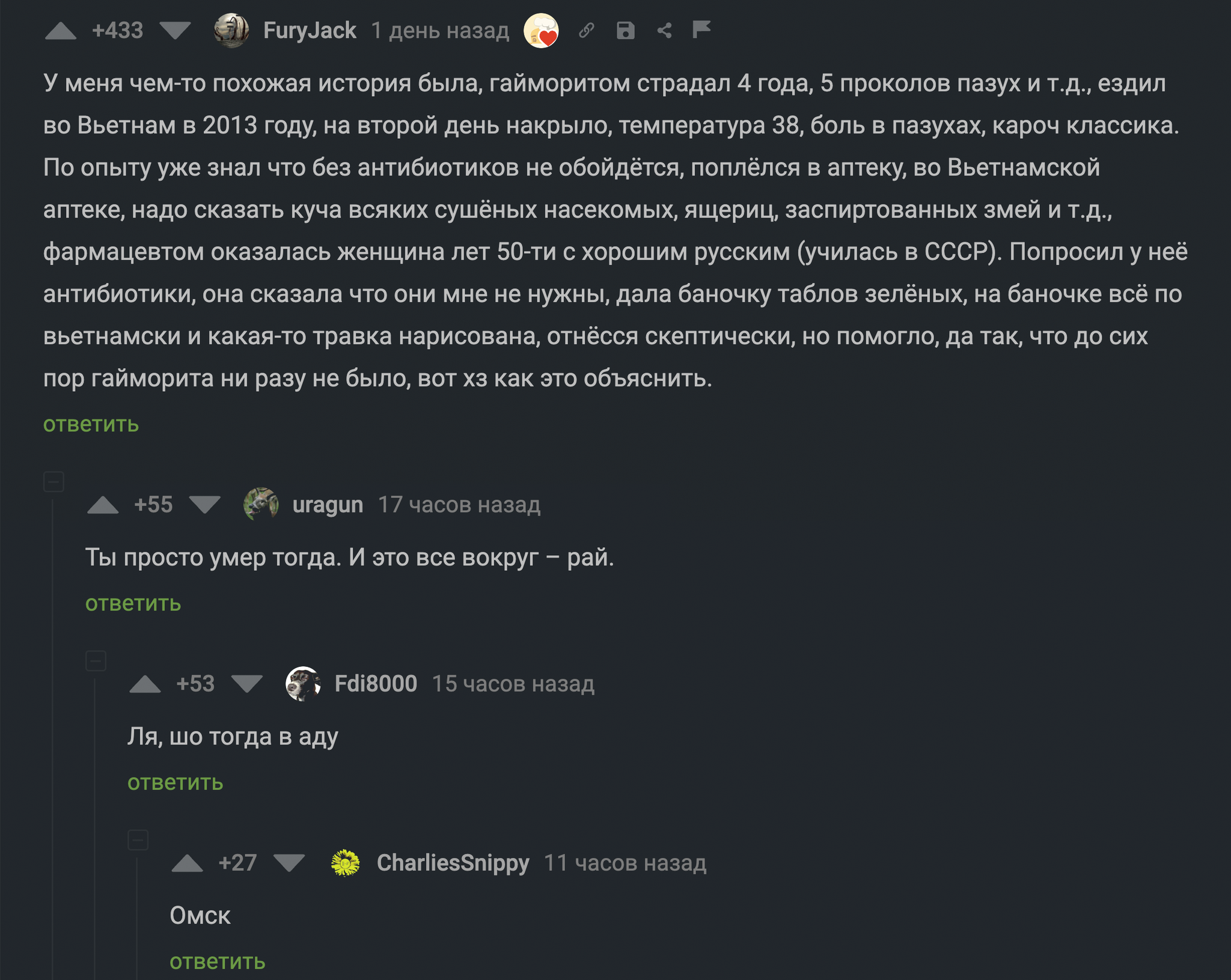 Наш мир относителен, его реальность зависит от нашего сознания - Китай, Народная медицина, Корея, Омск, Ад, Рай, Скриншот, Комментарии на Пикабу, Комментарии