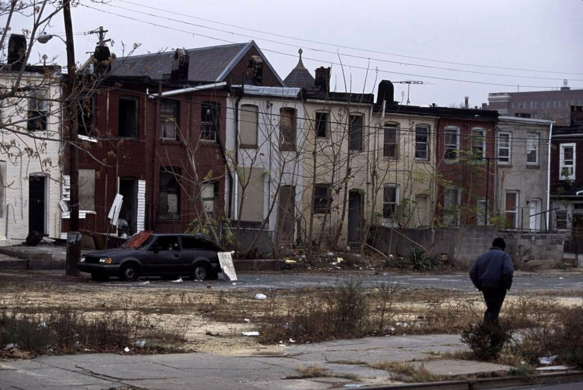 Балтимор город в США гетто