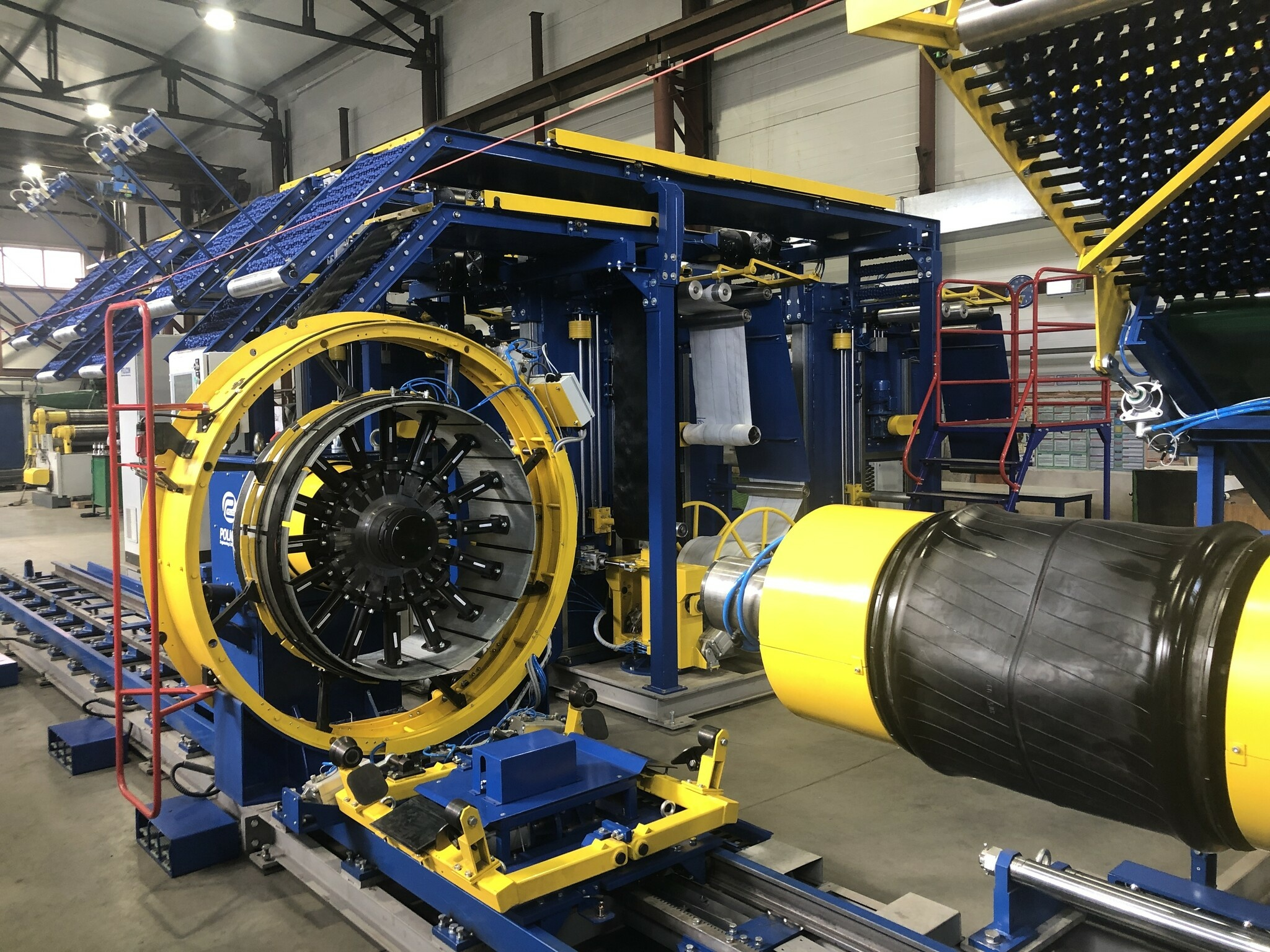 Omsk made a machine for the 2nd stage of assembling a 20-inch tire - news, Russia, Sdelanounas ru, Positive, Production, Machine tool, Video, Youtube, Longpost, Omsk