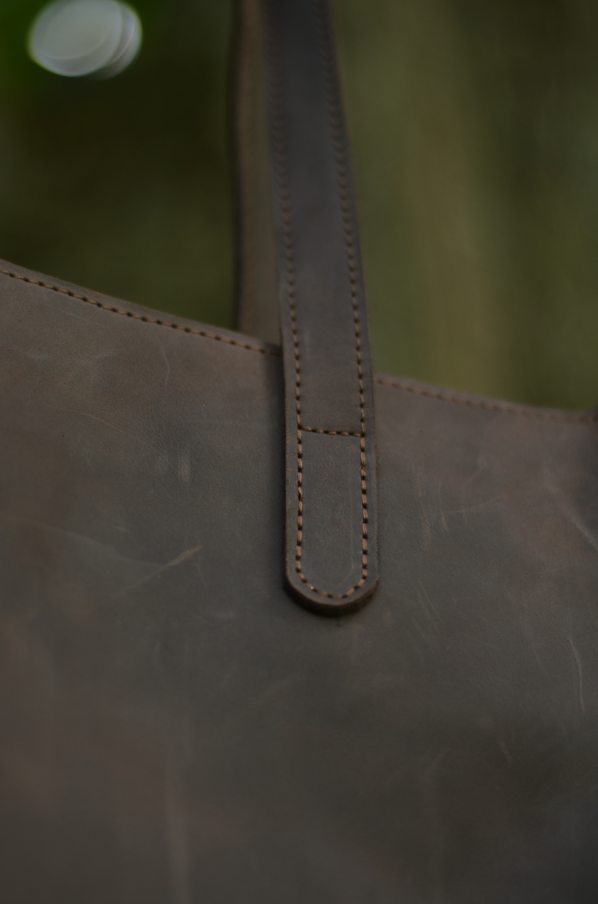 My first bag - genuine leather shopper - My, Story, Life stories, Leather, Handmade, Сумка, Longpost