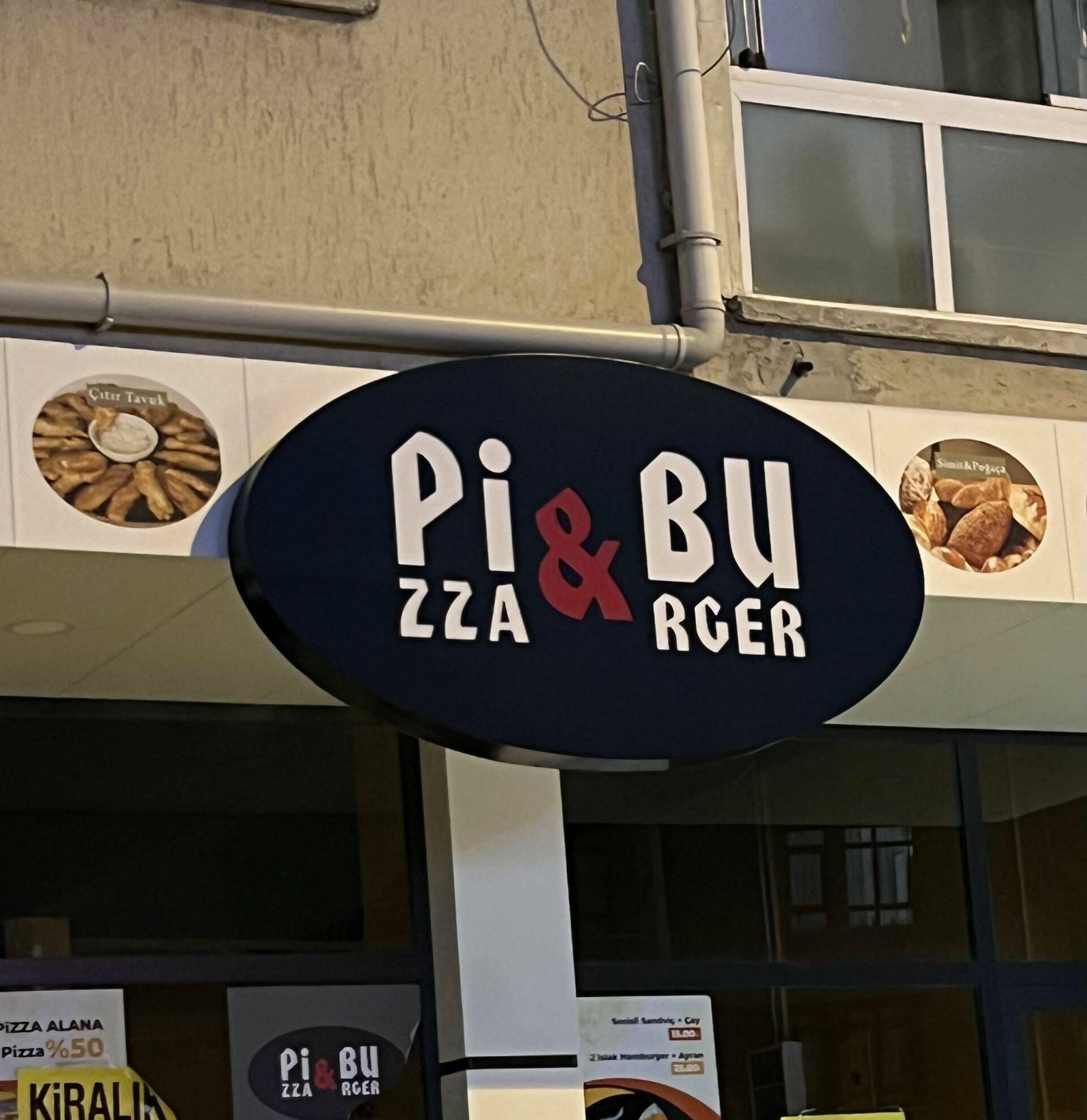 Suddenly the thought came: there are cookies, but there is a pikaburger? - Pizza, Burger, Signboard, Rock ebol