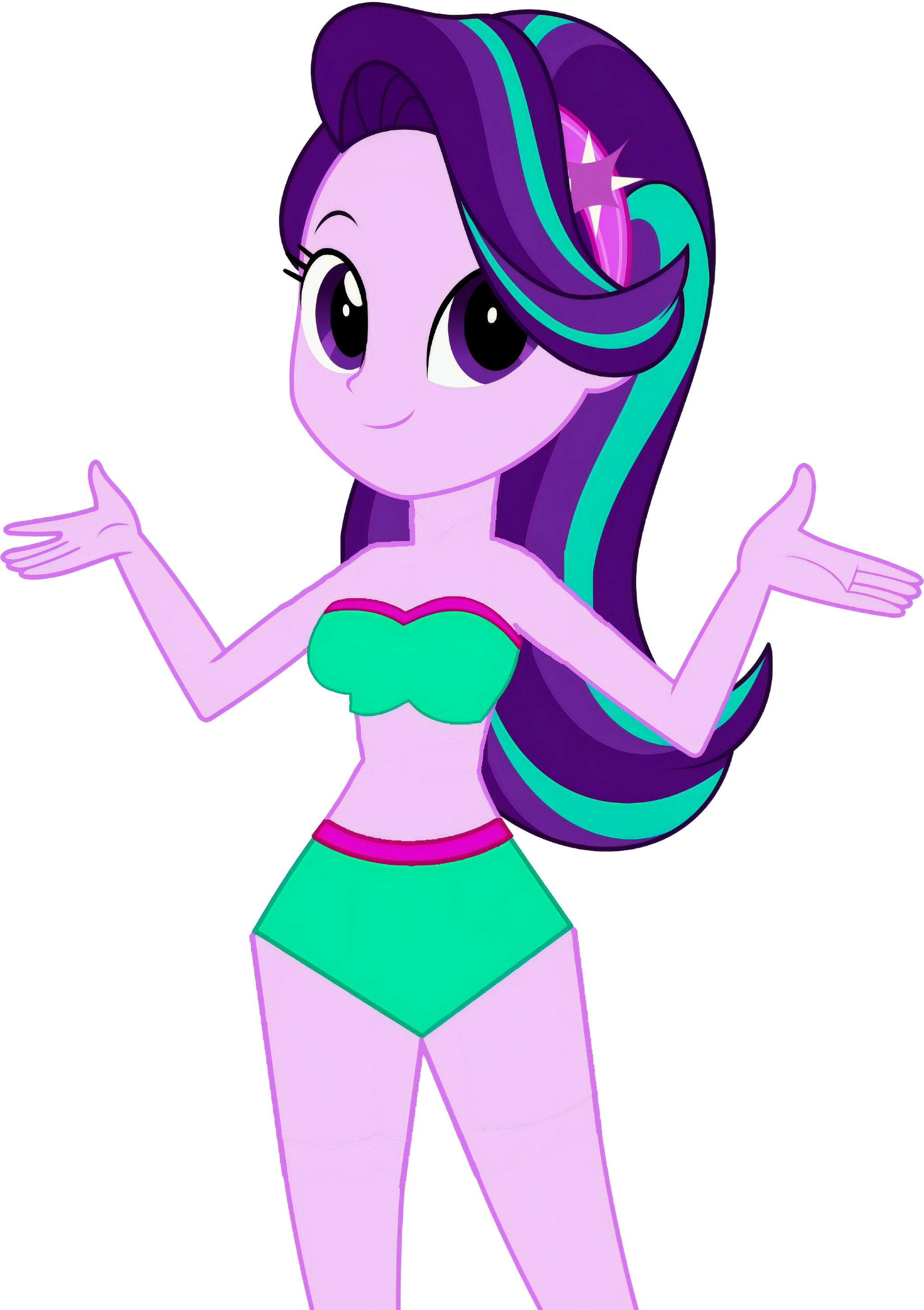 Equestria girls. Главные героини в купальниках - Equestria Girls, Красота, Длиннопост