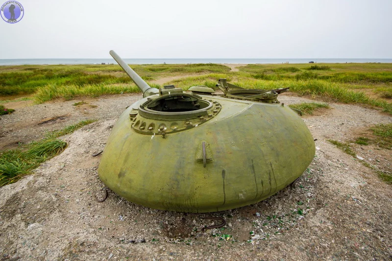 Artillery platoon of tank towers Starodubskoye abandoned on Sakhalin. - Sakhalin, Artillery, Tanks, Tower, Military equipment, Abandoned, Yandex Zen, Military, Longpost