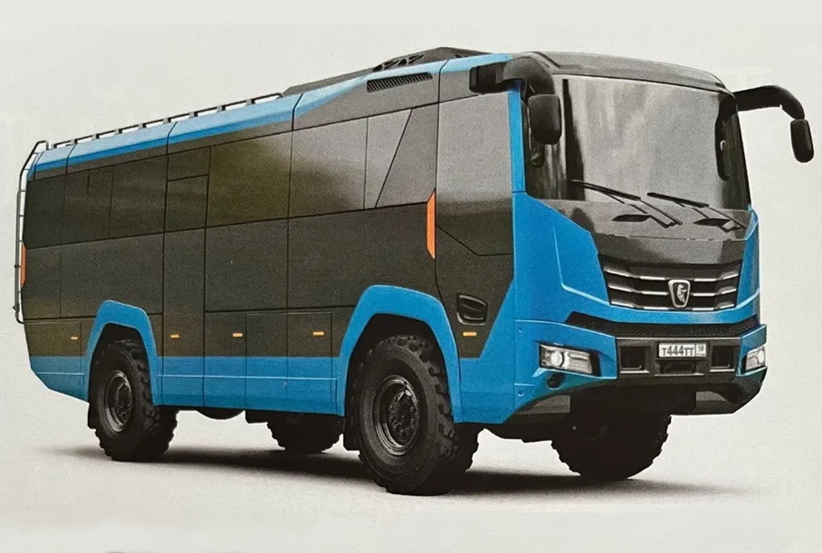 The appearance of the newest all-terrain vehicle KAMAZ has been revealed! - Bus, Our, Auto, news, Future, Information