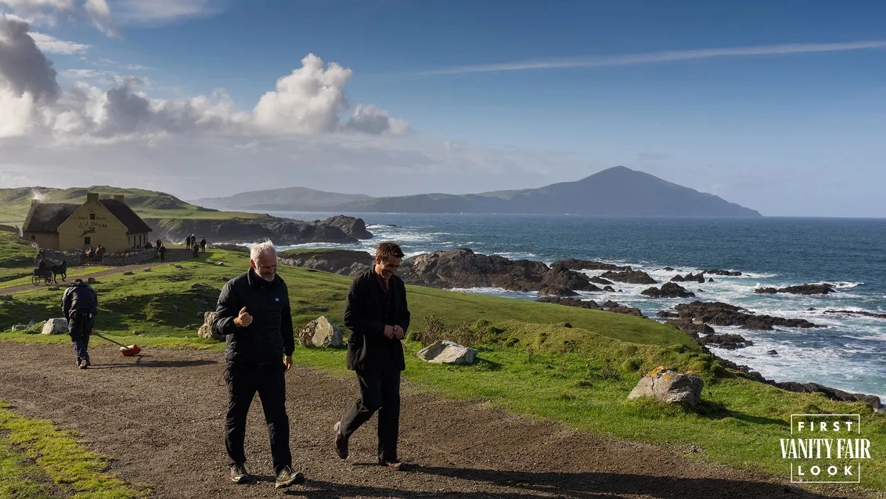 Stills from Martin McDonagh's new film (Low Down in Bruges, Three Billboards Outside Ebbing, Missouri) - Actors and actresses, Martin McDonagh, Brendan Gleeson, Colin Farrell, Ireland, Longpost