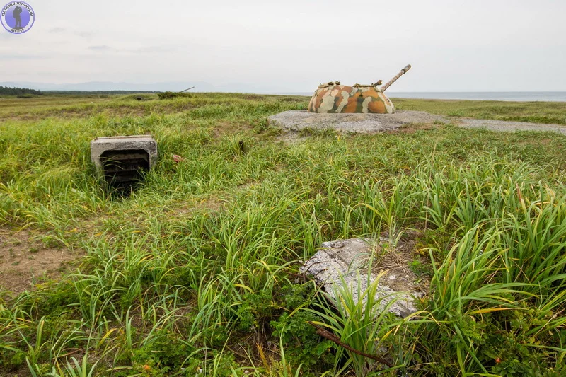 Artillery platoon of tank towers Starodubskoye abandoned on Sakhalin. - Sakhalin, Artillery, Tanks, Tower, Military equipment, Abandoned, Yandex Zen, Military, Longpost