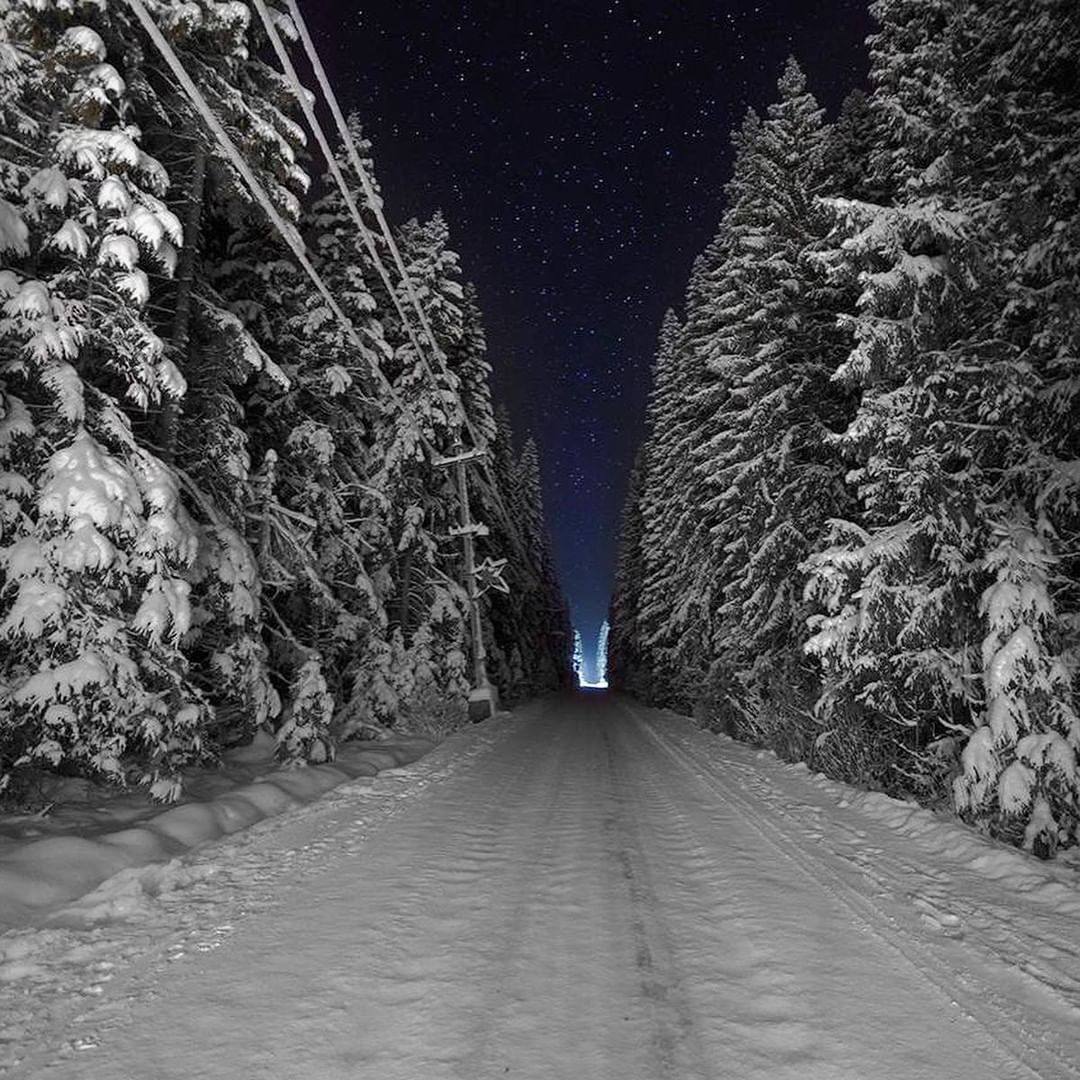 Winter road - The photo, Winter, Road, Instagram