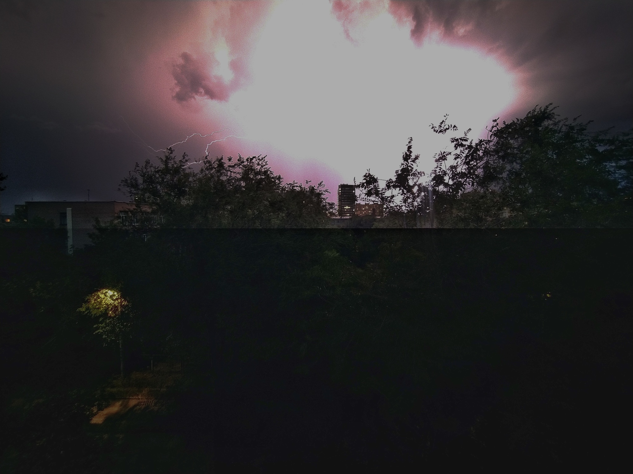 Unprofessional photos of lightning - My, Mobile photography, Lightning, Longpost