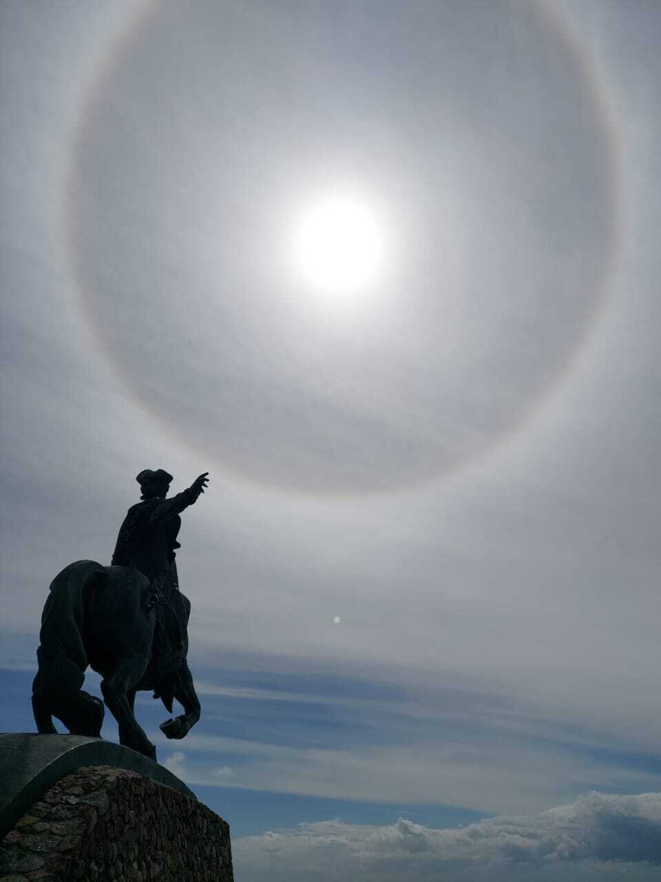 halo effect - My, Halo, Halo, The sun, Kaliningrad, Baltic Sea, Baltiysk, Pillau, Longpost