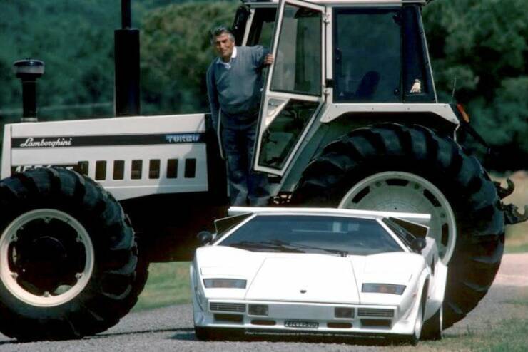 grandfather and grandson - Interesting, Lamborghini, Agricultural machinery, From the network, Story