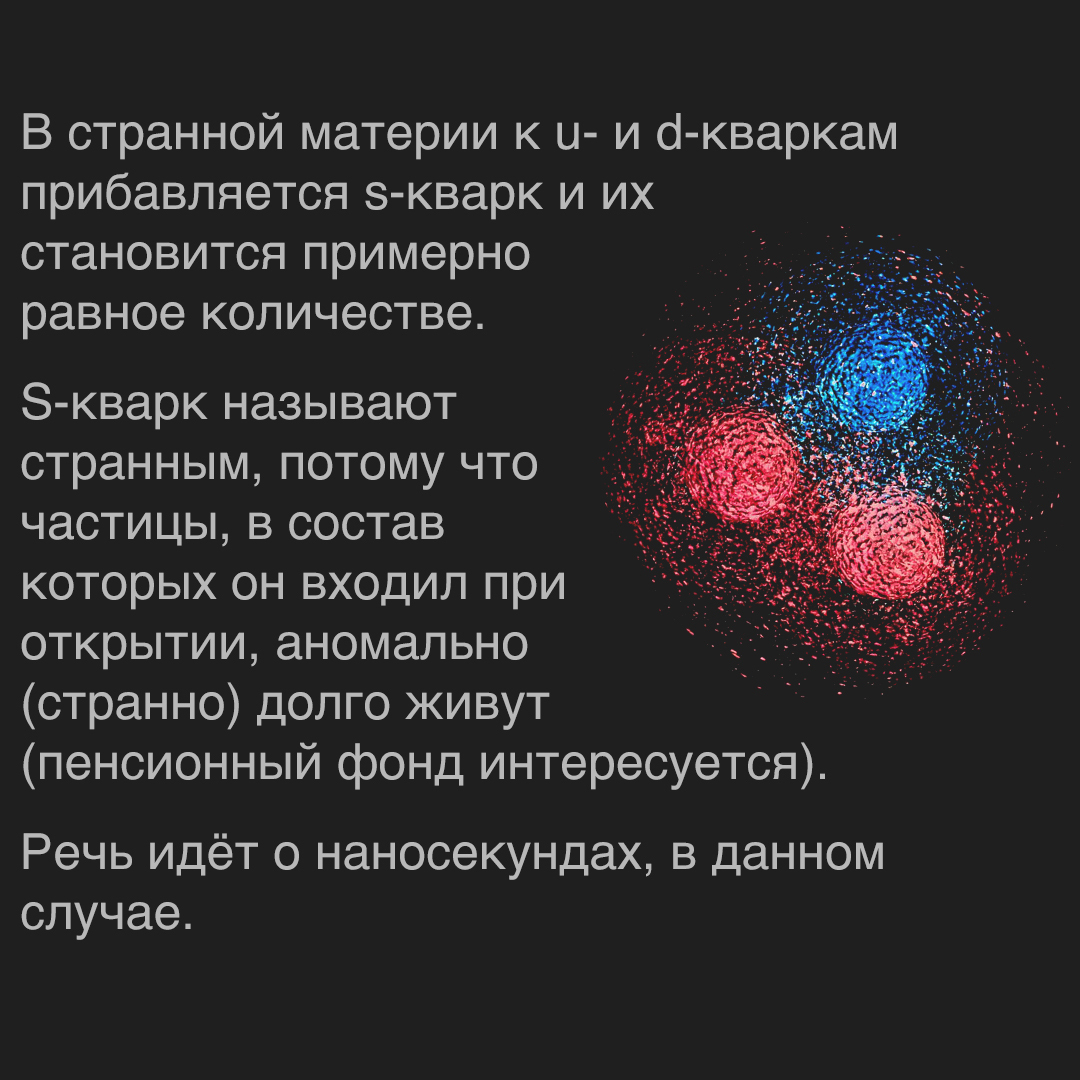 О странной материи - Моё, Физика, Кварки, Наука, Научпоп, Длиннопост, Telegram