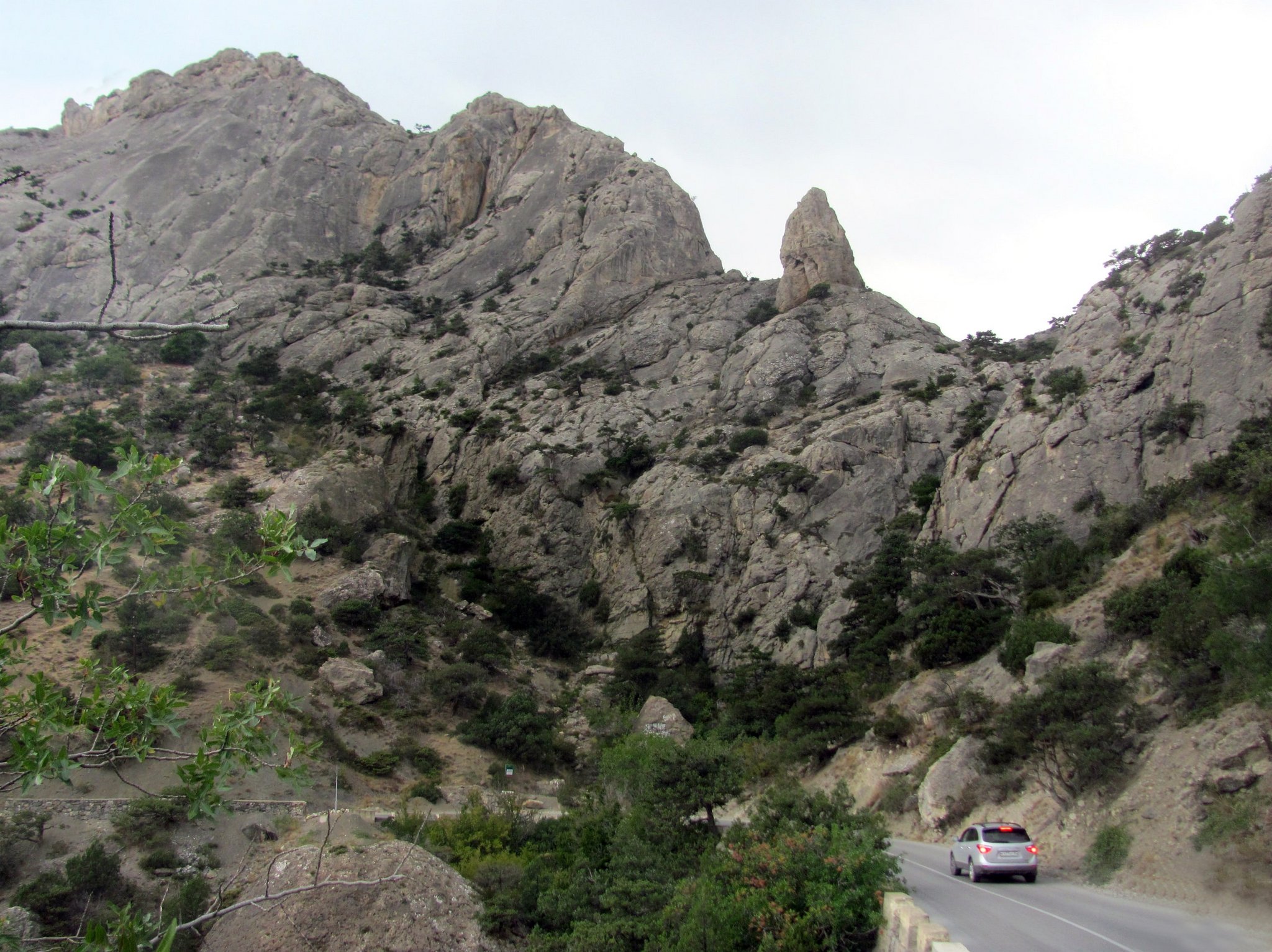 Road Sudak - New World - My, The photo, Crimea, Road, The mountains, The rocks