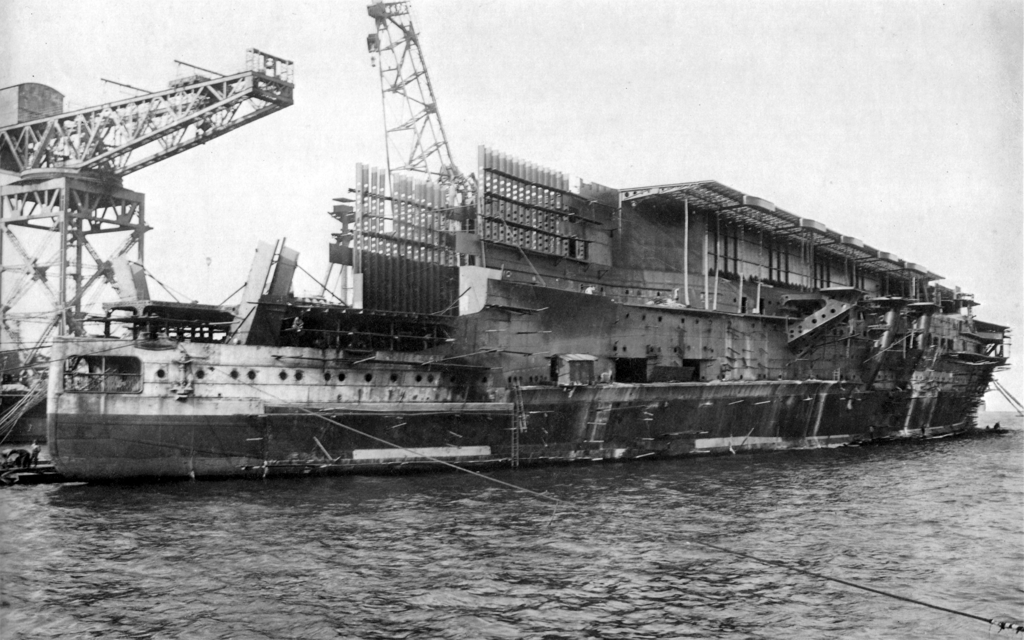 He was supposed to become a battleship ... The first heavy Japanese aircraft carrier Kaga - My, Fleet, Ship, The Second World War, Story, Japan, Longpost