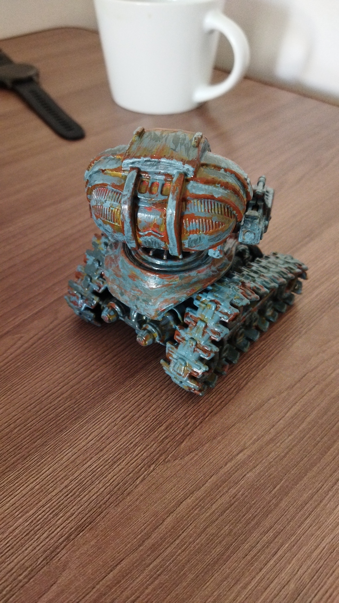 Paint a cybertank from a technologist - My, Painting miniatures, Technologist, Longpost