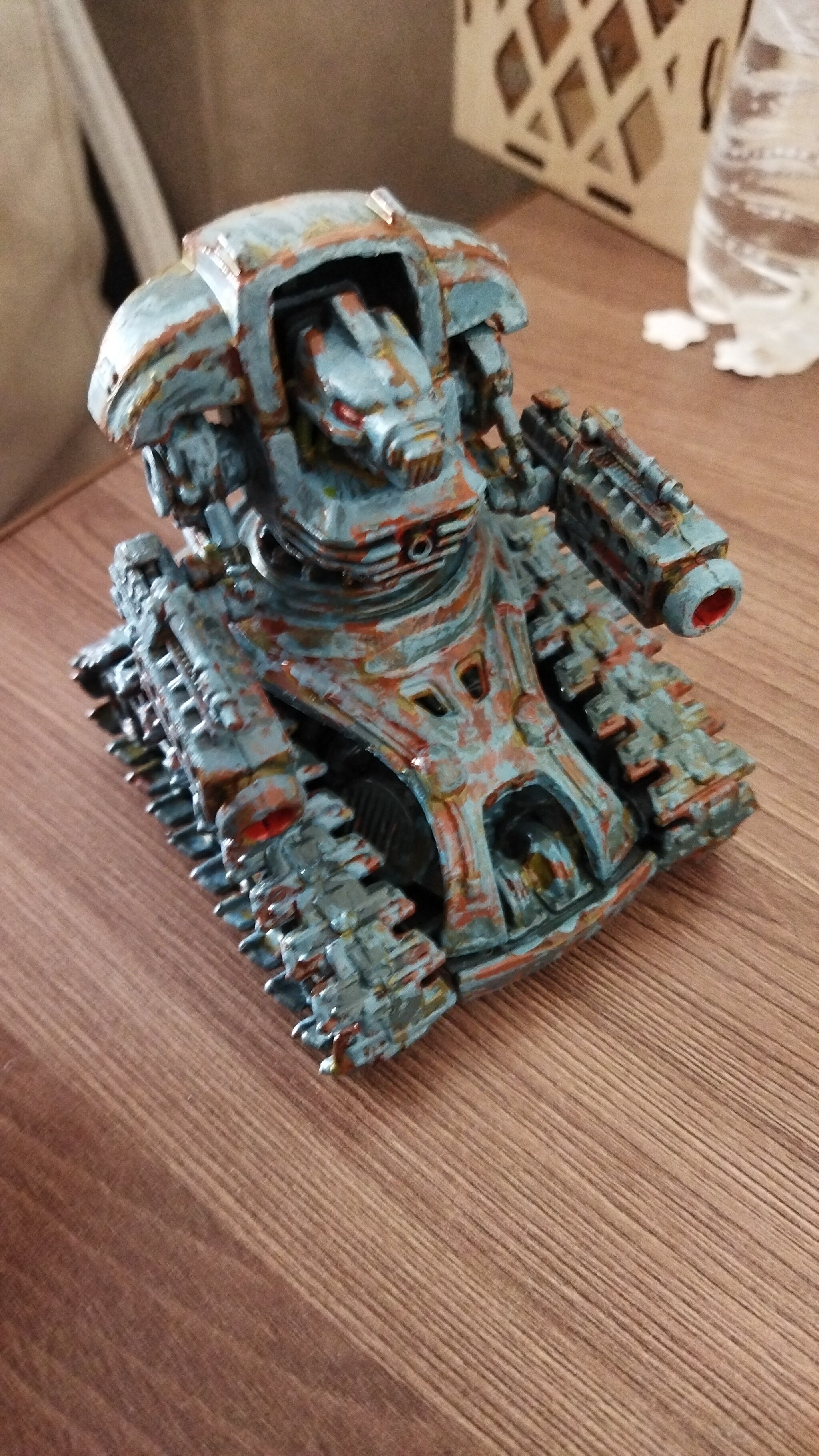 Paint a cybertank from a technologist - My, Painting miniatures, Technologist, Longpost