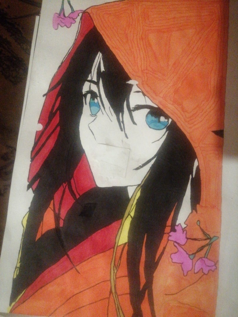 Anime drawing - My, Anime, Drawing, beauty