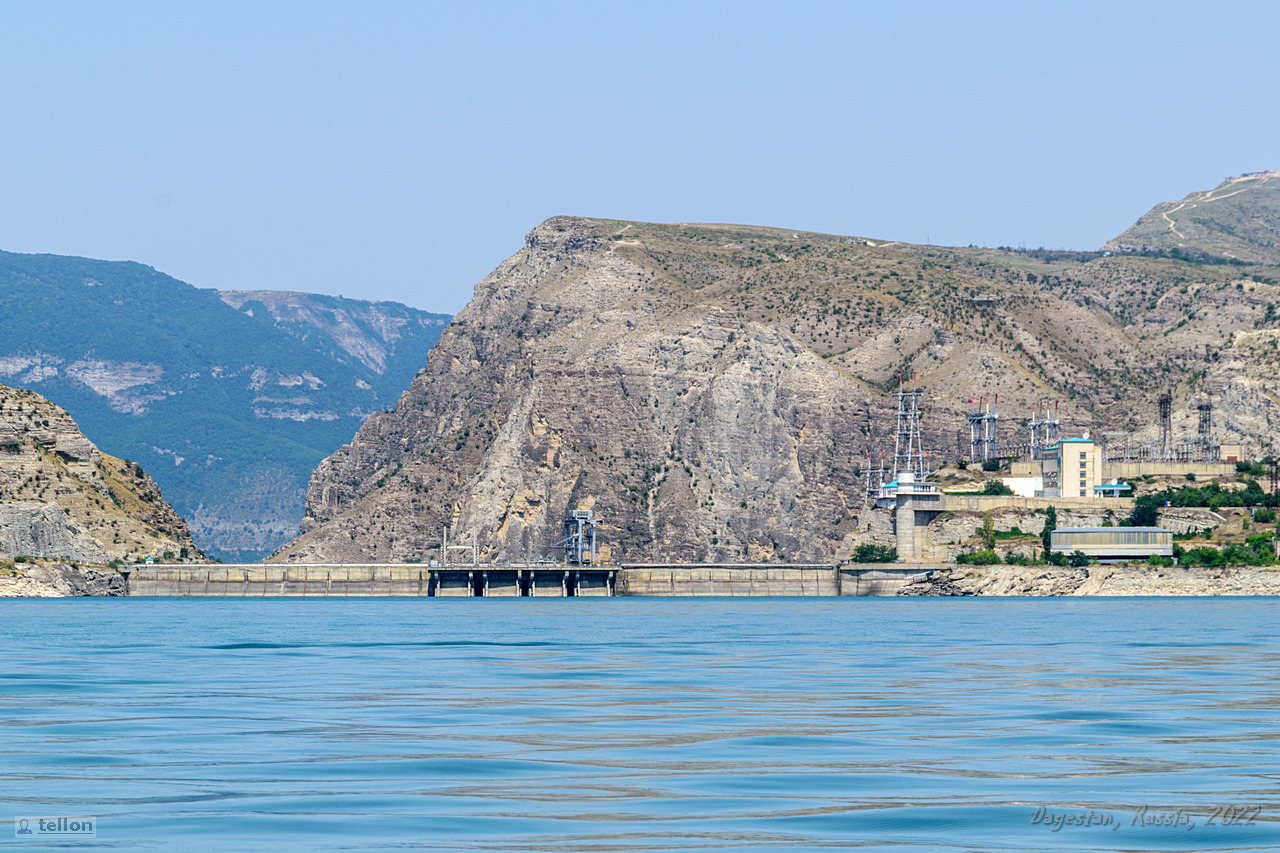 Chirkey reservoir - My, Travels, The photo, sights, Dagestan, Reservoir, SULAK CANYON, Dam, Hydroelectric power station, Longpost, Caucasus