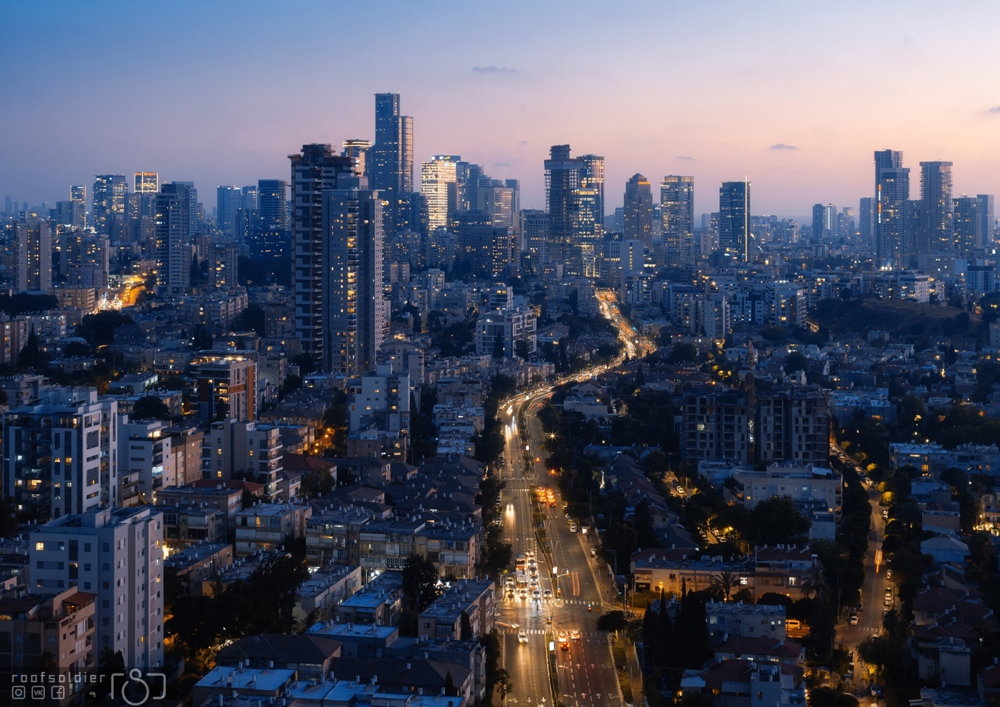 Israel, Ramat Gan - My, Tel Aviv, Israel, The photo, Photographer, Alexey Golubev, Street photography, Architecture, Town, Canon, Long exposure, Skyscraper, Longpost