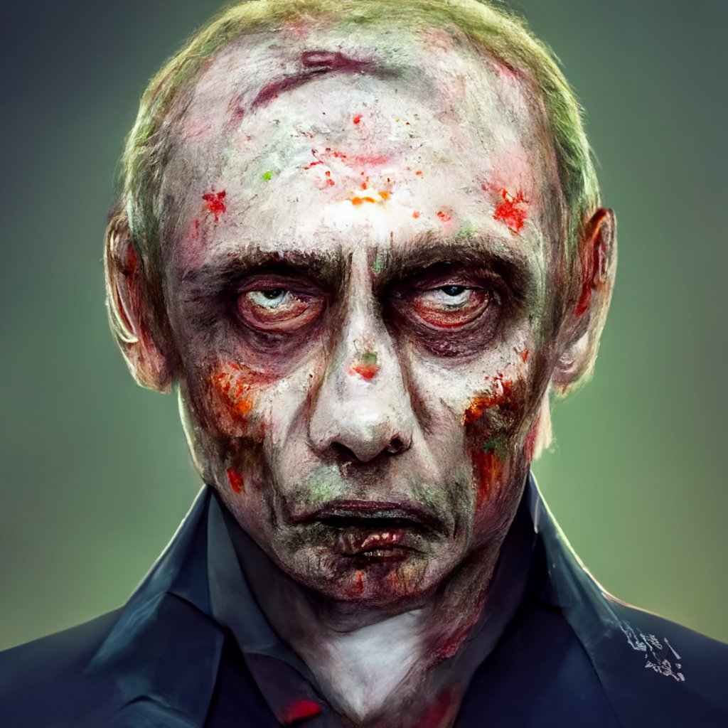 midjorney zombie - Midjourney, Zombie, The president