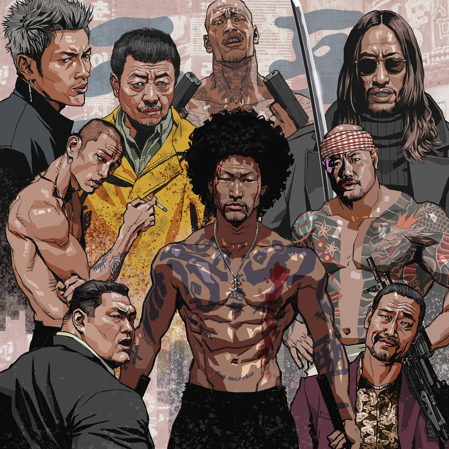 Seung Eun Kim Art - Арт, Artstation, Фильмы, Сериалы, Зарубежные сериалы, Актеры и актрисы, UFC, Знаменитости, Длиннопост