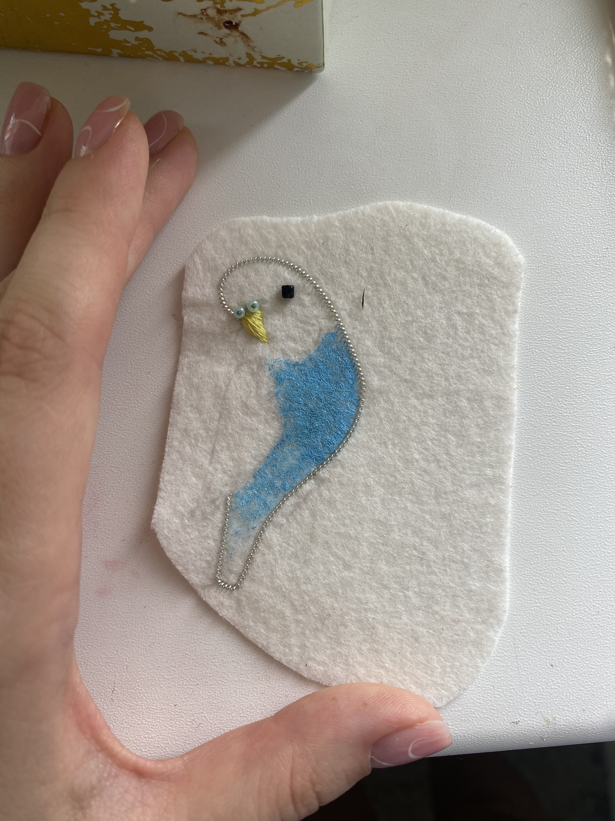 Master class - parrot - My, Needlework with process, A parrot, Embroidery, Video, Vertical video, Longpost