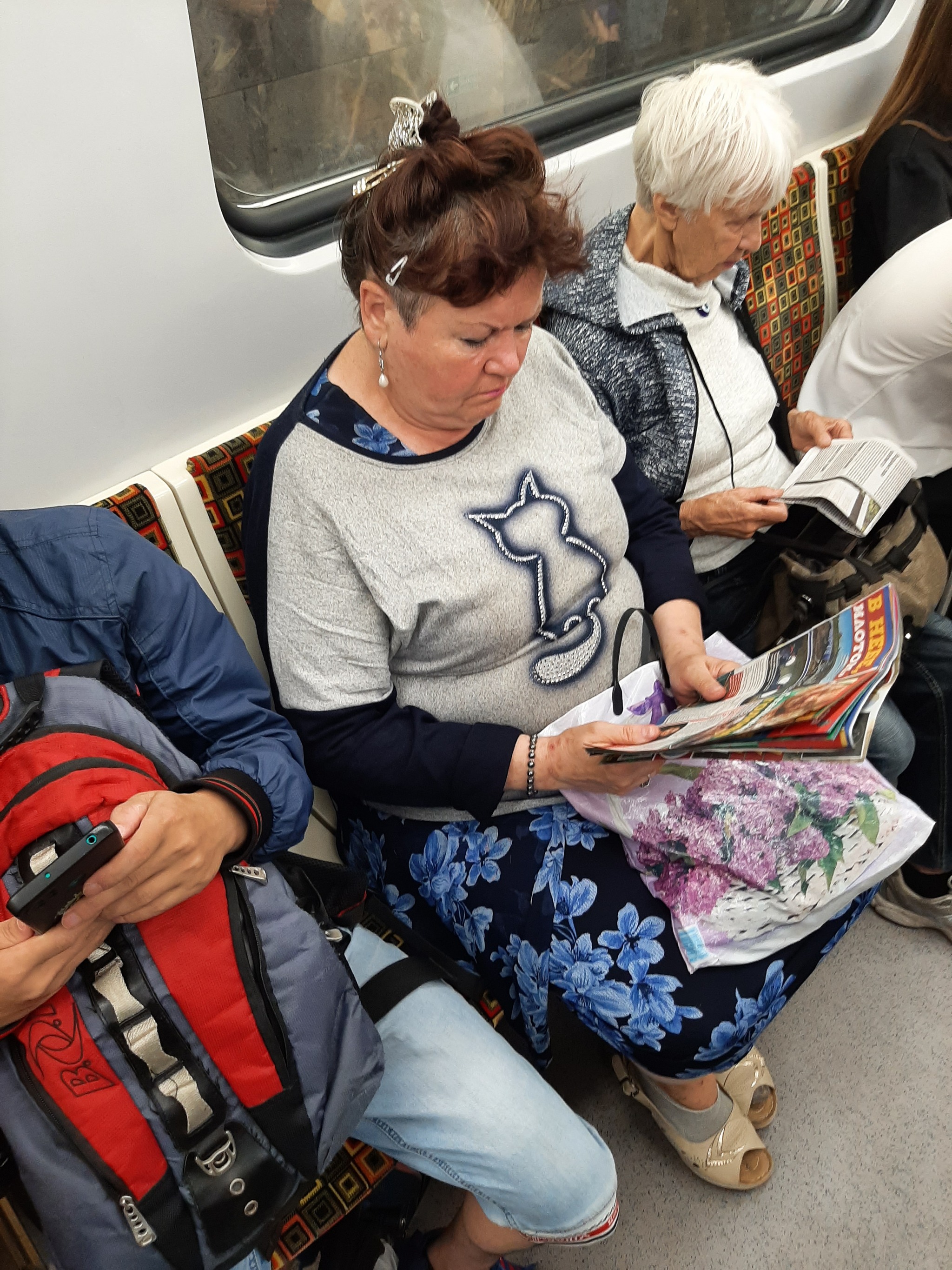 Case in the subway - My, Metro, Saint Petersburg, Rudeness, Women, Mat