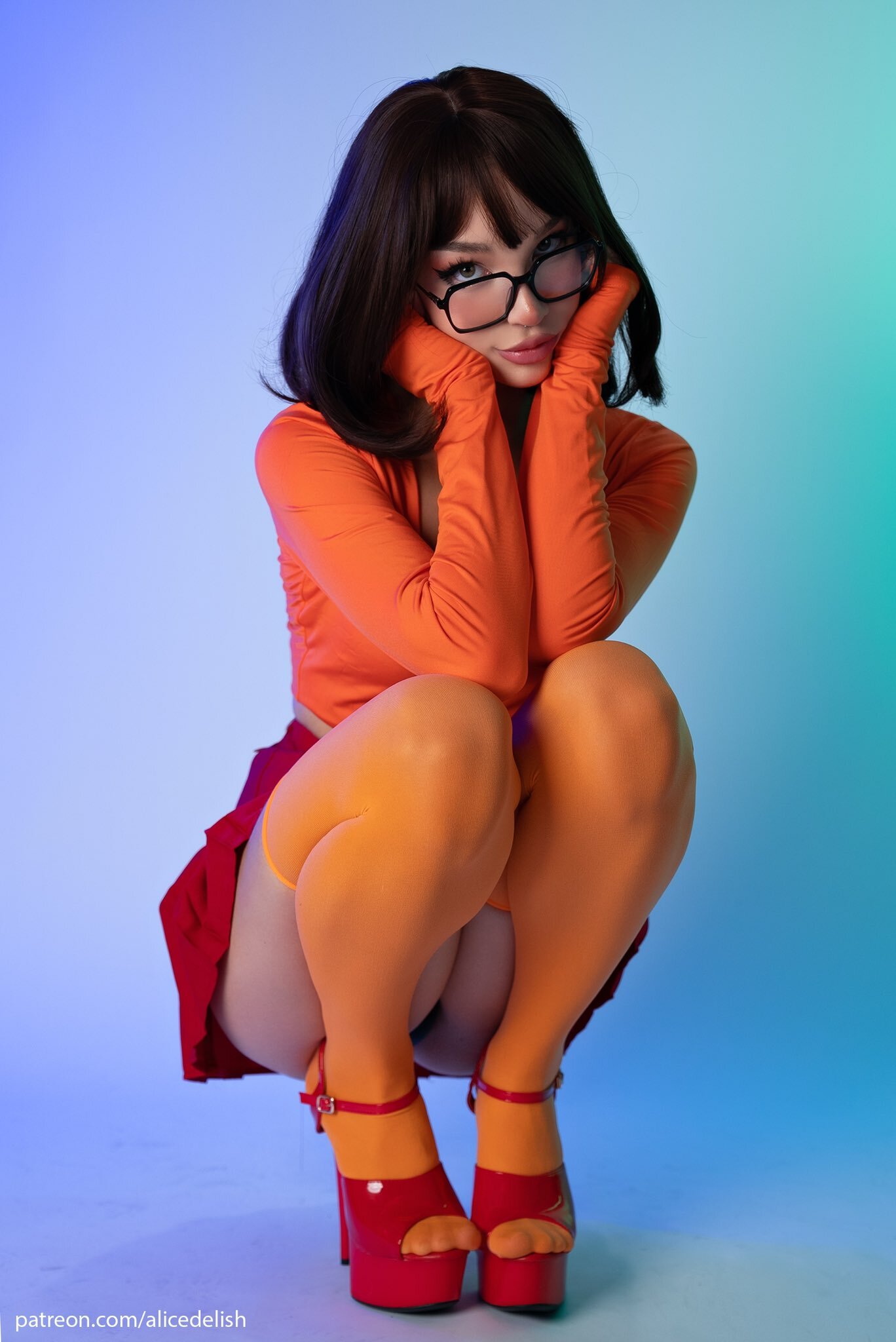 Velma - NSFW, Velma Dinkley, Scooby Doo, Cosplay, Erotic, Upskirt, Longpost