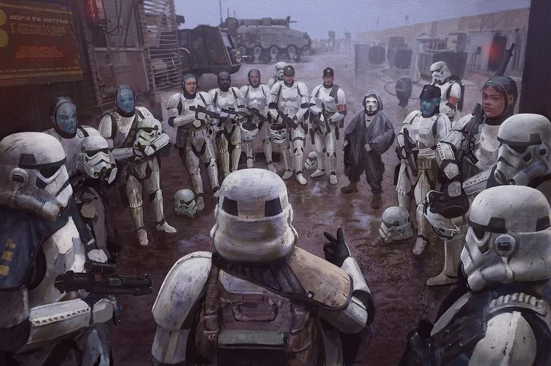 The life of ordinary soldiers - Star Wars, Star Wars stormtrooper, Army, author, Longpost, Edouard Groult