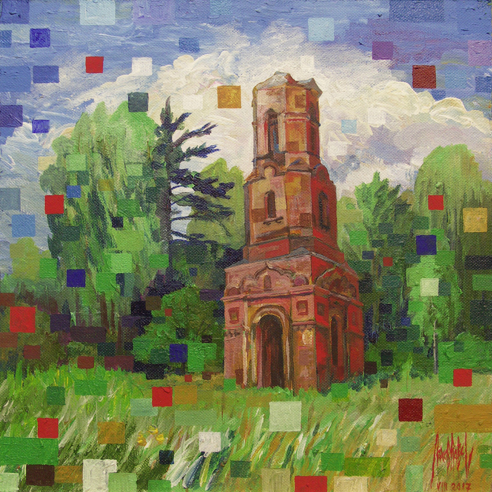 Pixel art - My, Painting, Abandoned, Art, Painting, Longpost