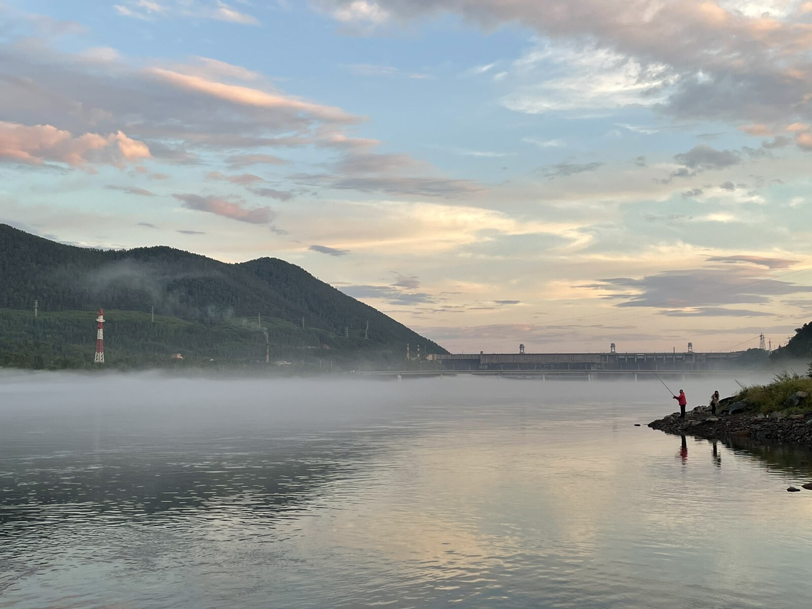 Krasnoyarsk HPP and surroundings - My, Mobile photography, Krasnoyarsk, Krasnoyarsk HPP, Nature, beauty, Longpost, Relaxation, River