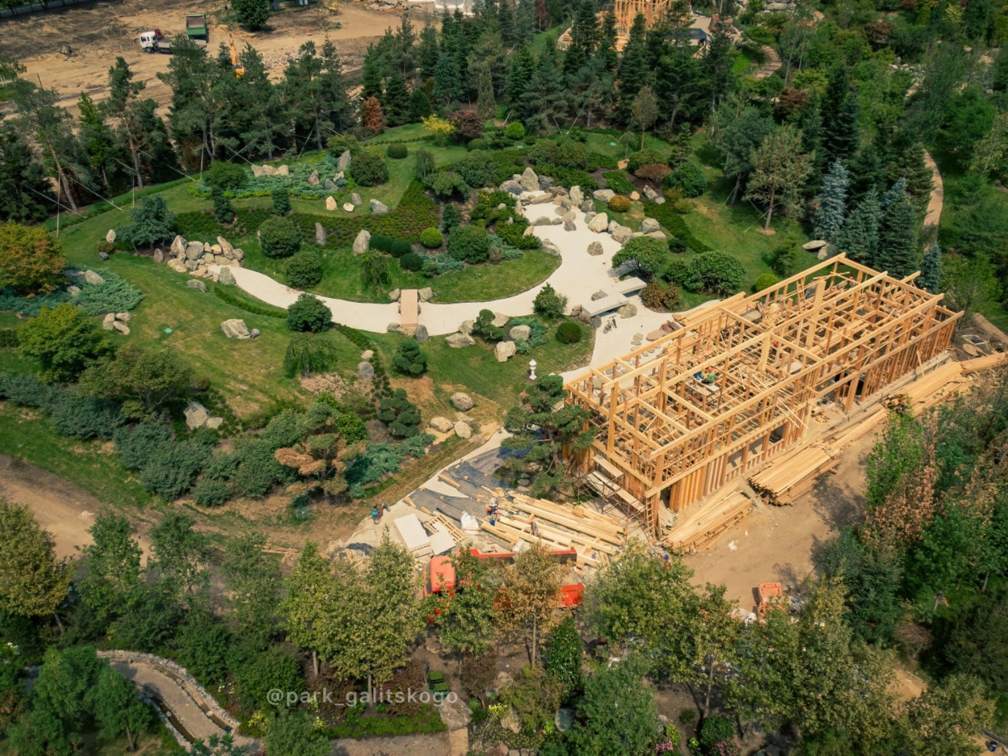 Galitsky Park in Krasnodar. Japanese garden. Construction is still going on... - Lake, Relaxation, Steam, Japan, Krasnodar, Galitsky Park, Camping, Russia, sights, Longpost, The photo