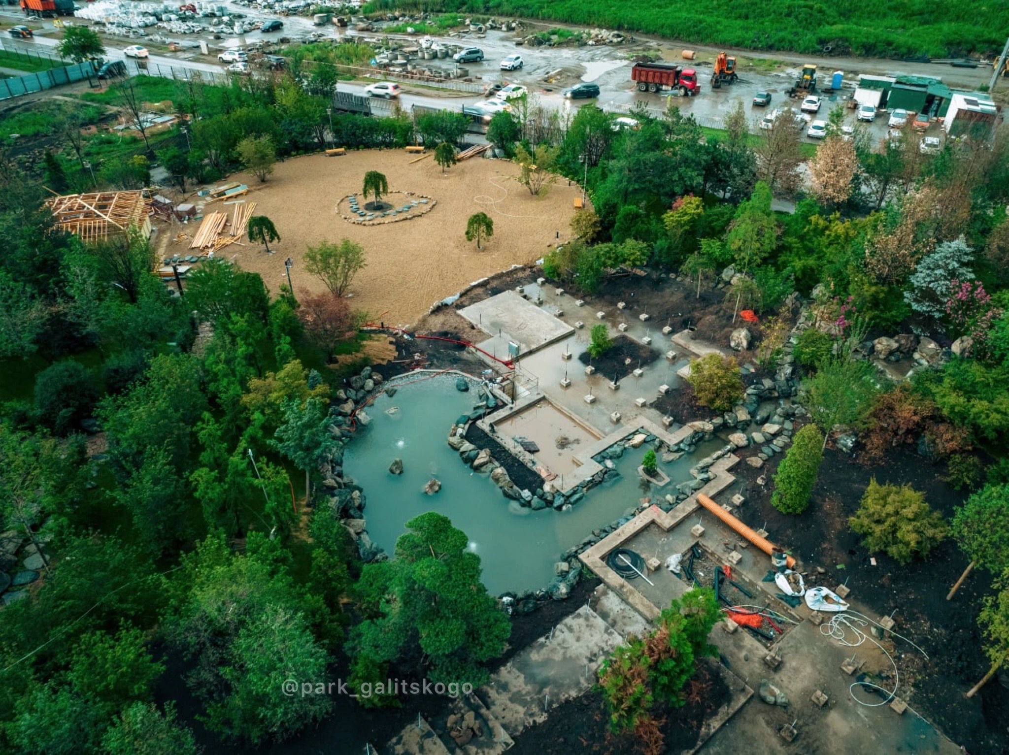 Galitsky Park in Krasnodar. Japanese garden. Construction is still going on... - Lake, Relaxation, Steam, Japan, Krasnodar, Galitsky Park, Camping, Russia, sights, Longpost, The photo