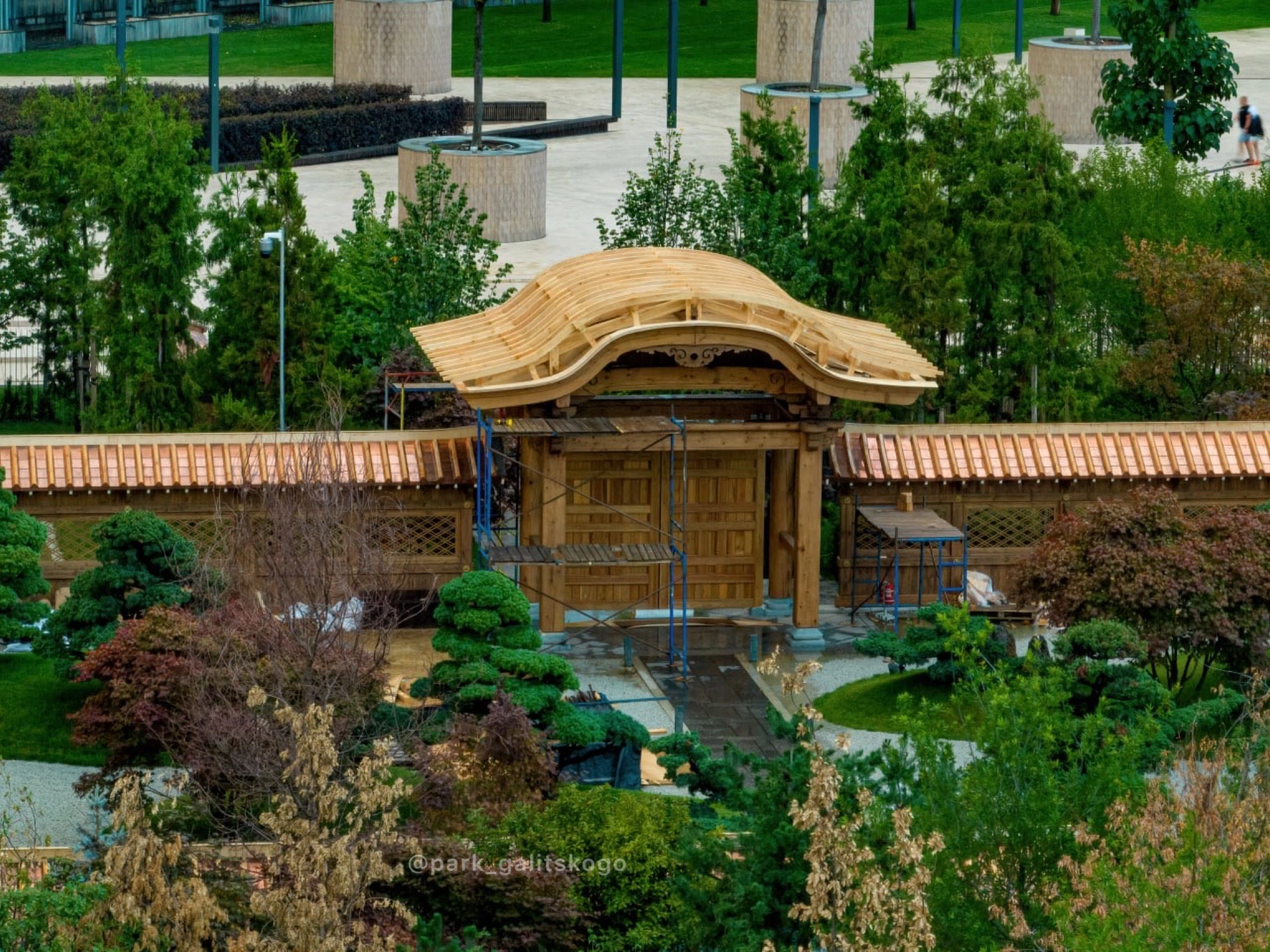 Galitsky Park in Krasnodar. Japanese garden. Construction is still going on... - Lake, Relaxation, Steam, Japan, Krasnodar, Galitsky Park, Camping, Russia, sights, Longpost, The photo