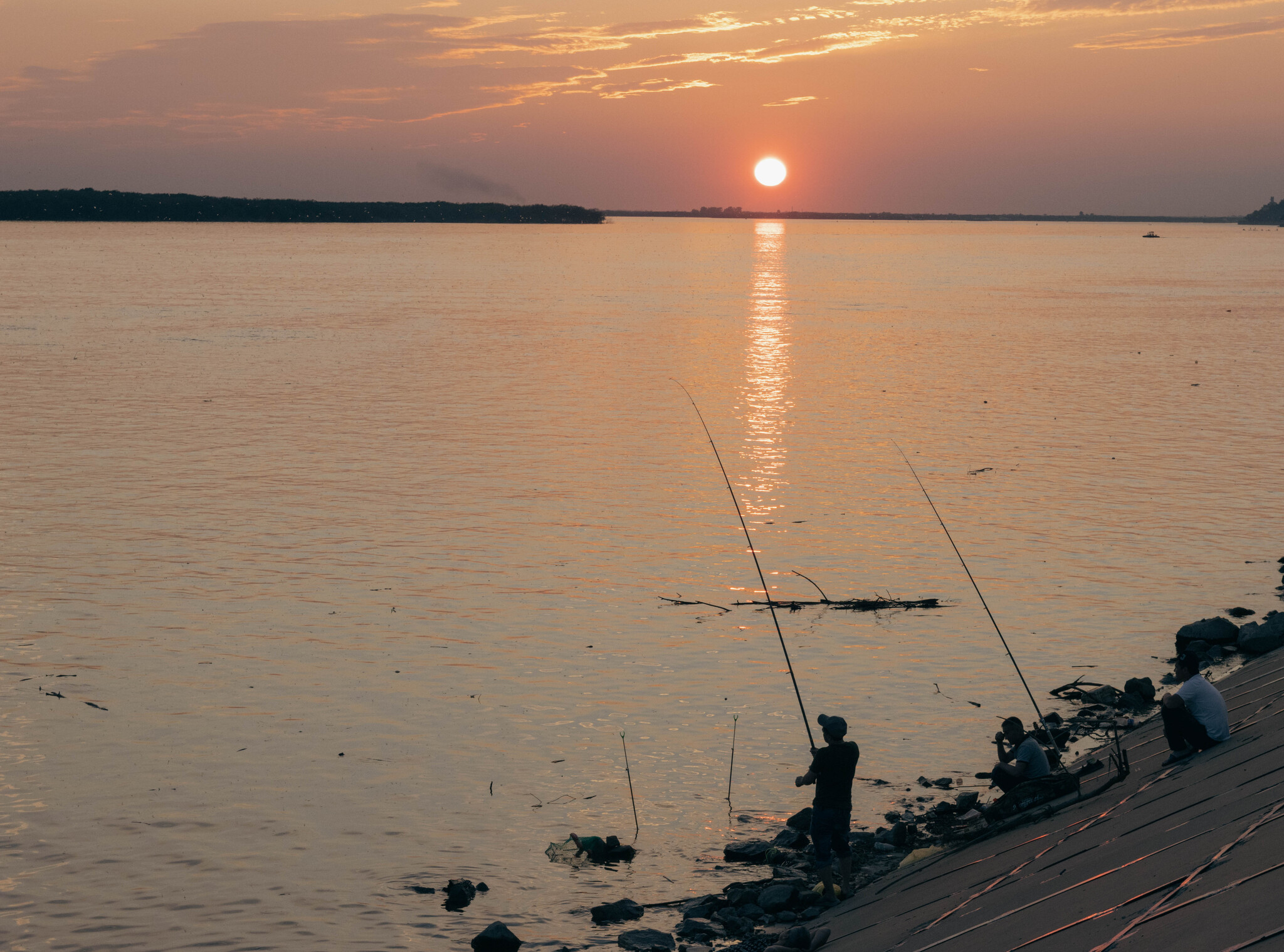 Another sunset over the Amur - My, The photo, Дальний Восток, Landscape, Sunset, Amur, Khabarovsk, Khabarovsk region, River