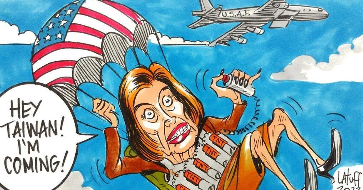 About China and the USA - My, Caricature, Politics, China, USA, Nancy Pelosi