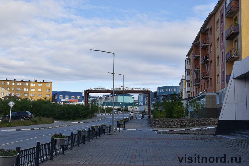 The central street of the capital of Chukotka, walks along Anadyr - My, Travel across Russia, Tourism, Туристы, Travels, Chukotka, Anadyr, Longpost