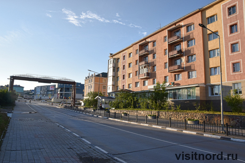 The central street of the capital of Chukotka, walks along Anadyr - My, Travel across Russia, Tourism, Туристы, Travels, Chukotka, Anadyr, Longpost