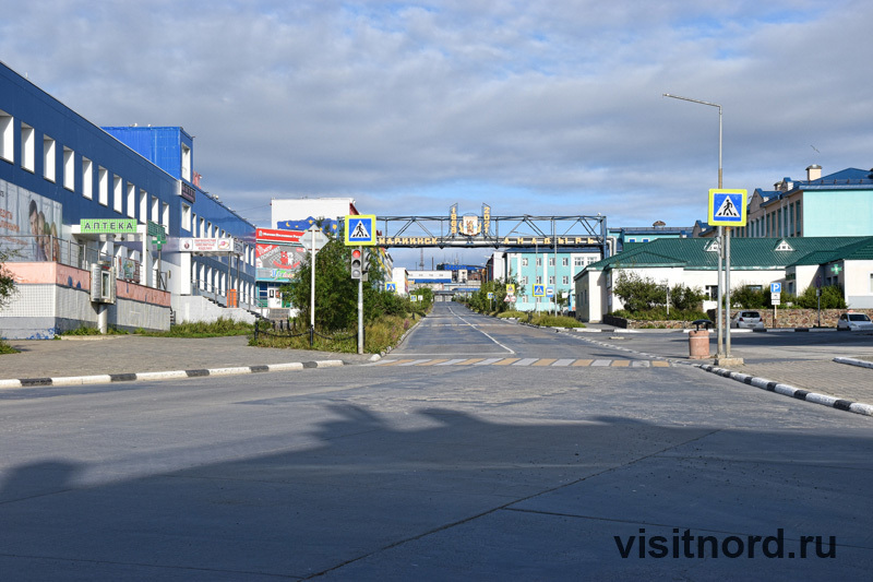 The central street of the capital of Chukotka, walks along Anadyr - My, Travel across Russia, Tourism, Туристы, Travels, Chukotka, Anadyr, Longpost