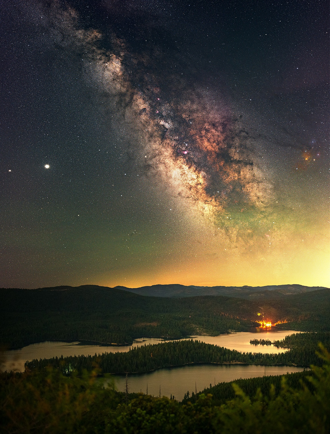 Milky Way - Milky Way, Astrophoto, Landscape, Starry sky, Stars