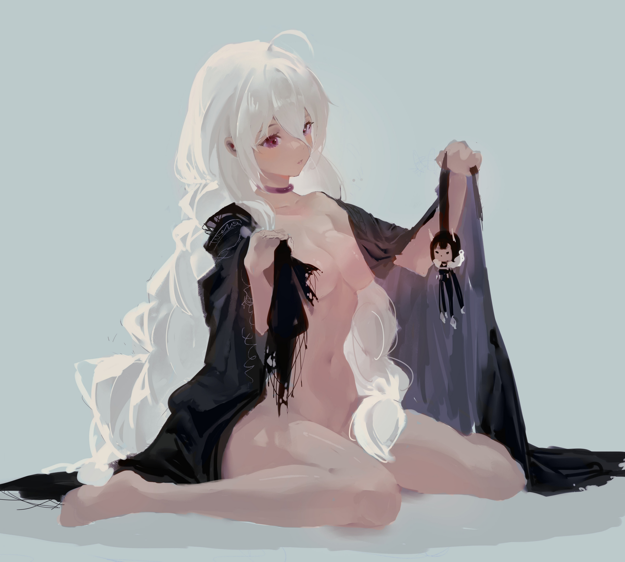 Shiraori - NSFW, Anime, Anime art, Shiraori, Kumo desu ga nani ka?, Ariel (Kumo desu ga nani ka?)