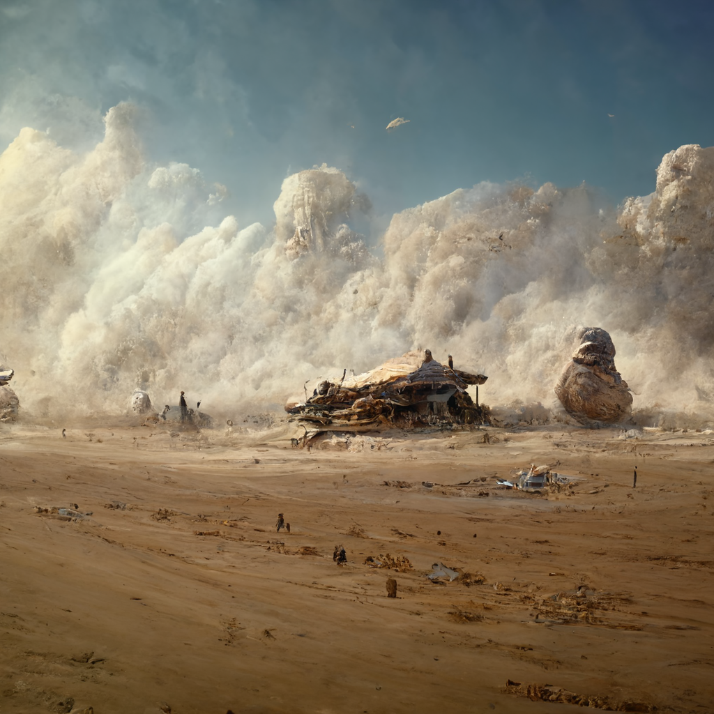 Midjourney Star Wars Fantasies - Tatooine - Star Wars, Tatooine, Padme Amidala, Drone, Нейронные сети, Longpost, Midjourney