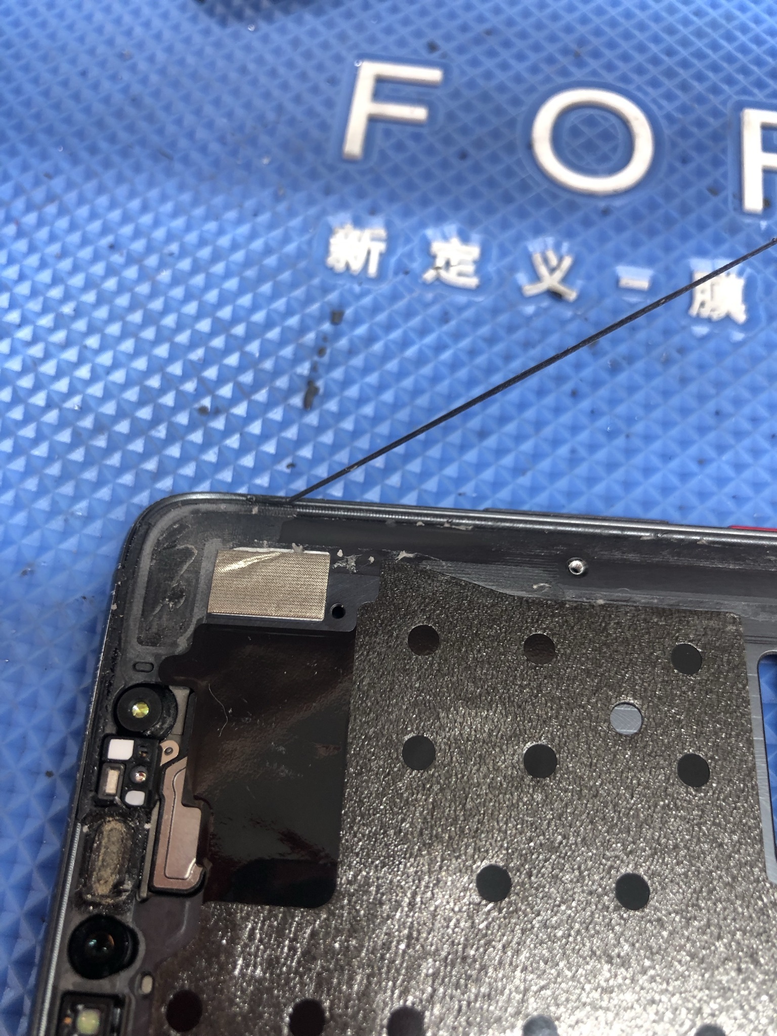 Huawei Mate 20 pro glass replacement. bazooka) - My, Telephone, Ремонт телефона, Huawei, Huawei mate 20, Glass replacement, Plywood, Face id, Mobile phones, Rukozhop, Longpost