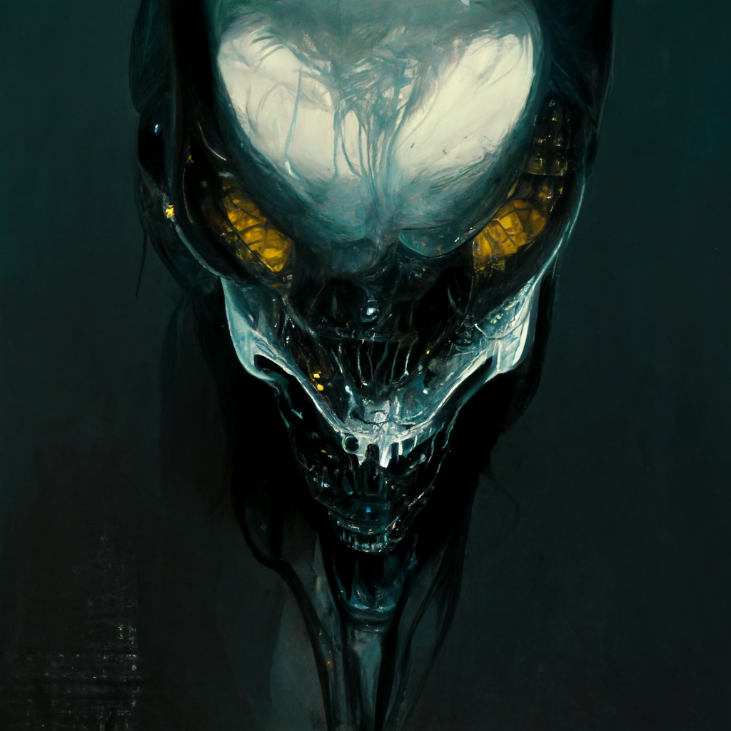 Фантазии Midjourney на тему Aliens - Xenomorph - Чужие фильм, Ксеноморф, Нейронные сети, Midjourney, Длиннопост