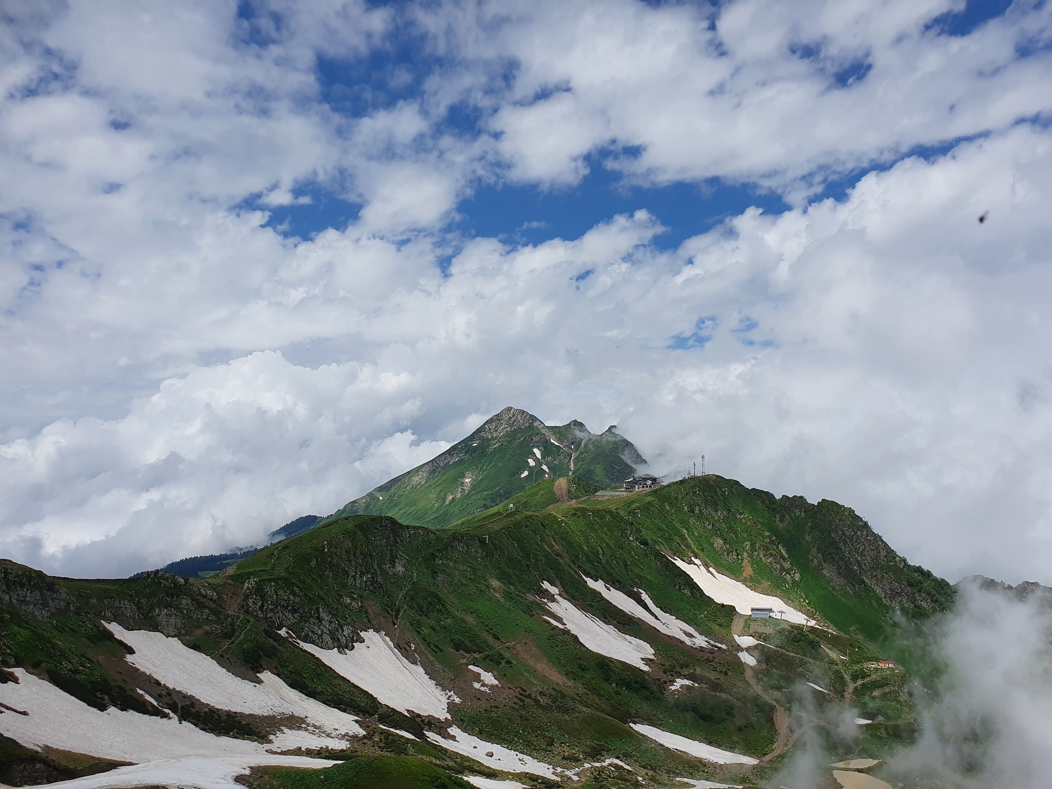 Rosa Khutor - Rosa Khutor, Nature, The photo, The mountains, Sky, Clouds