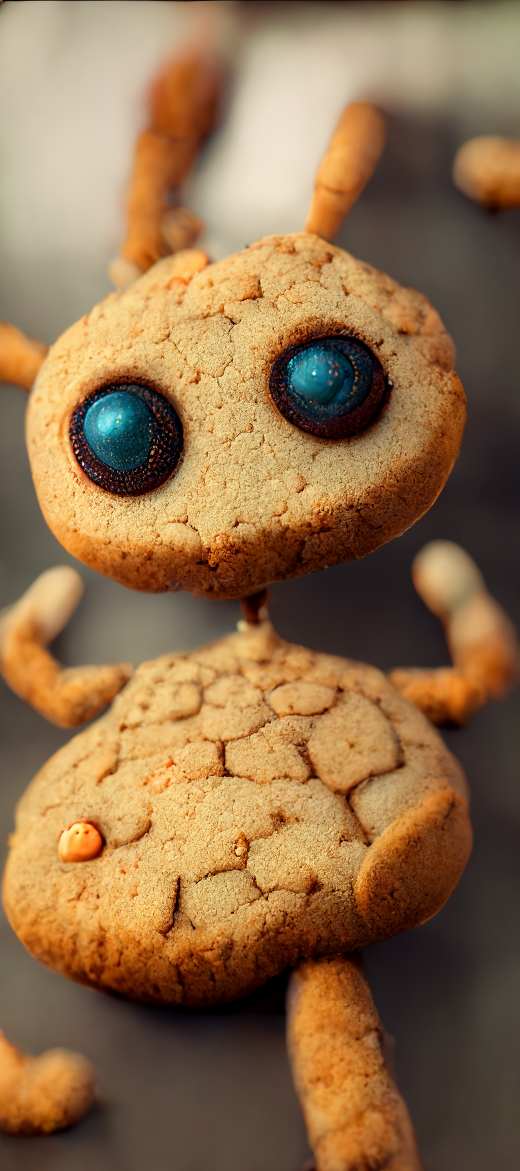 Peekaboo cookie according to the MidJourney neural network - Midjourney, Нейронные сети, Art, Longpost