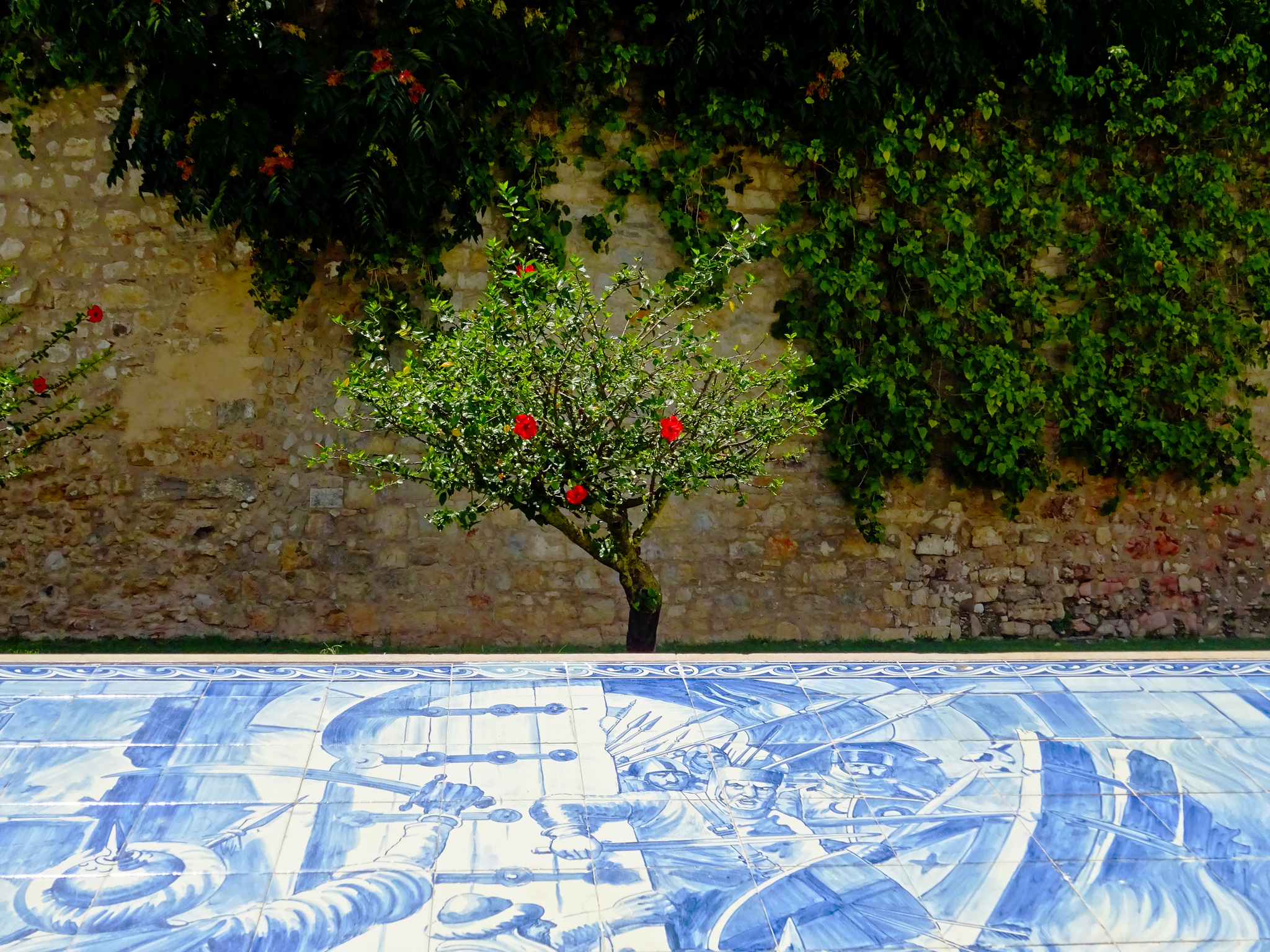 Photo walk around the walls of Faro - My, Travels, Portugal, Algarve, Faro, Wall, Ruins, Azulejo, The photo, Longpost