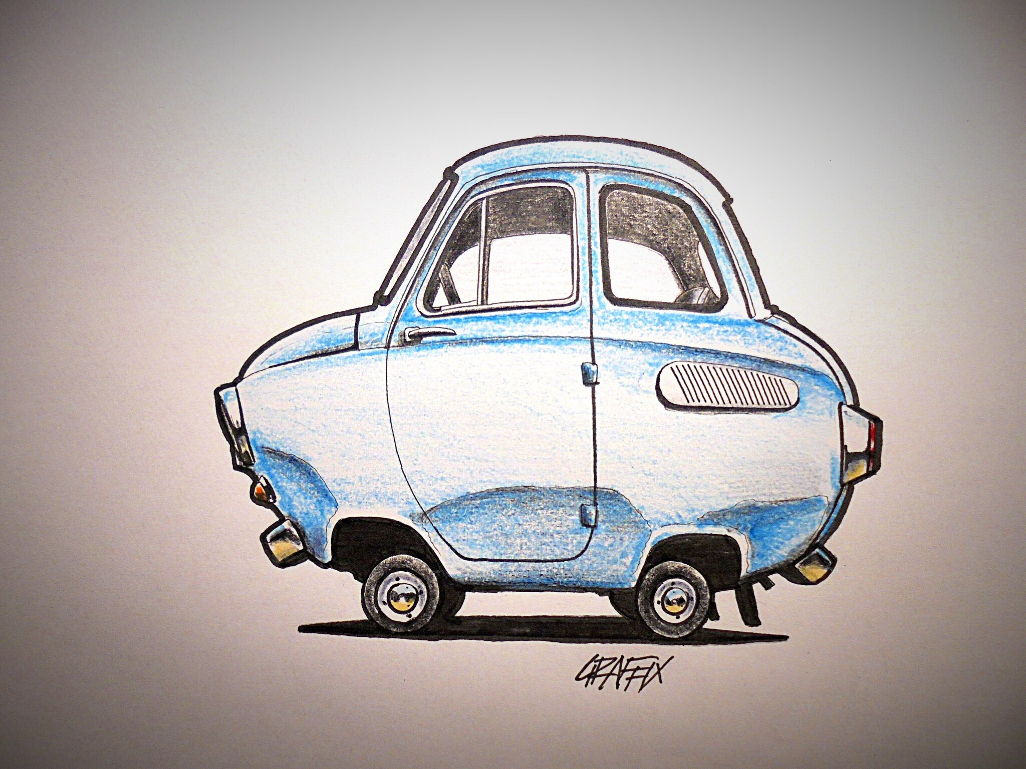 Our auto industry cartoons - My, Drawing, Pencil drawing, Cartoon, Car, Bucket, ZIL-130, Moskvich, Zaporozhets, Volga-Volga, Zhiguli, UAZ, AvtoVAZ, Longpost, Domestic auto industry