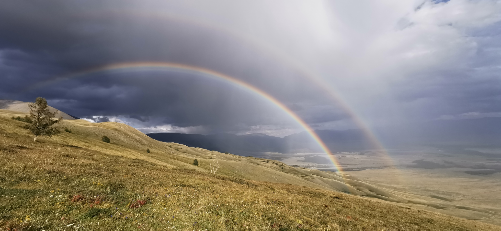 Курайский Rainbow - Мобильная фотография, Huawei P30 PRO, Республика Алтай, Радуга